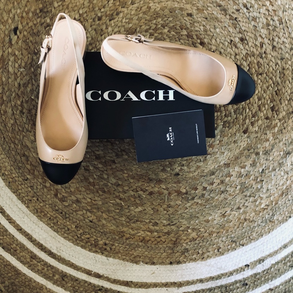 Coach Cap-Toe Slingbacks - Picture 4 of 10